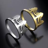 Stainless Steel Finger Ring 304 Stainless Steel Vacuum Ion Plating fashion jewelry & Unisex ring thickness 1mm ring width 11.1mm Sold By PC