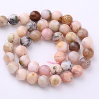 Perles opales de mer, opale rose, Rond, DIY & normes différentes pour le choix, rose, Vendu par Environ 38 cm brin