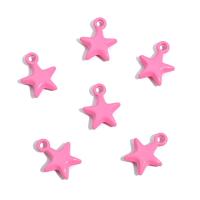 Zinc Alloy Star Pendant plated DIY nickel lead & cadmium free Approx 1.5mm Sold By Bag