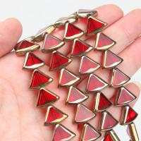 Fashion Glass Beads Triangle DIY Approx Sold By Strand