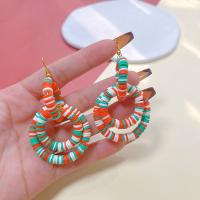 Christmas Earrings Polymer Clay handmade fashion jewelry & for woman Sold By PC