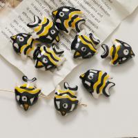 Porcelain Jewelry Beads Fish DIY mixed colors Sold By PC