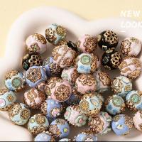 Porculan Nakit perle, višenamjenski & možete DIY, miješana boja, Bead size:16mm, Prodano By PC