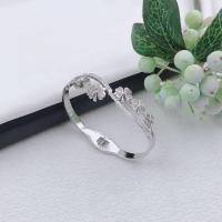 Titanium Steel Bracelet & Bangle fashion jewelry & with rhinestone nickel lead & cadmium free Bracelet mm Sold By PC