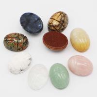 Grânulos de gemstone jóias, Pedra natural, Oval, DIY & materiais diferentes para a escolha, Mais cores pare escolha, 30x22x15mm, vendido por PC