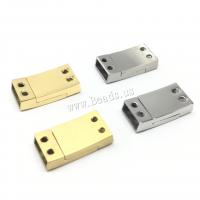 Stainless Steel Magnetic Clasp 304 Stainless Steel polished DIY Inner diameter 10 * 3 mm Sold By Lot