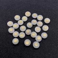 Natural Freshwater Shell Beads Flat Round DIY white 8mm Sold By PC