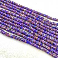 Gemstone Jewelry Beads Impression Jasper Round DIY purple Sold By Strand