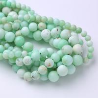 Perles opales de mer, Opale verte, Rond, DIY & normes différentes pour le choix, vert, Vendu par brin