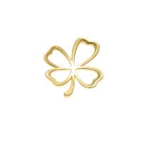 Fashion Brooch Jewelry Brass Four Leaf Clover plated fashion jewelry & for woman nickel lead & cadmium free Sold By PC