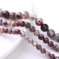 Grânulos de gemstone jóias, turmalina, Roda, DIY & tamanho diferente para a escolha, cores misturadas, vendido por Strand