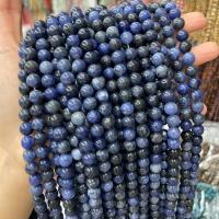 Natural Sodalite Beads, Round, DIY & different size for choice, blue, Sold By Strand