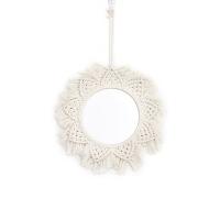 Fashion Dream Catcher Cotton Thread with Iron & Acrylic handmade for home and office & Bohemian style white 470mm Sold By PC