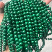 Perles bijoux en pierres gemmes, Synthétique-Malachite, Rond, DIY & normes différentes pour le choix, vert, Vendu par brin