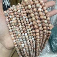 Perles bijoux en pierres gemmes, Pierre en soie noire, Rond, DIY & normes différentes pour le choix, couleurs mélangées, Vendu par brin