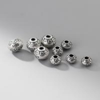 Spacer Perlen Schmuck, 925 Sterling Silber, plattiert, DIY & verschiedene Größen vorhanden, originale Farbe, Bohrung:ca. 1.9mm, verkauft von PC