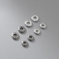 Spacer Perlen Schmuck, 925 Sterling Silber, DIY & verschiedene Größen vorhanden, keine, verkauft von PC