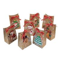 Christmas Gift Bag Kraft Christmas Design Sold By PC