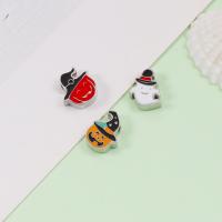 Halloween Jewelry Bead 304 Stainless Steel polished Halloween Design & DIY & enamel Sold By PC