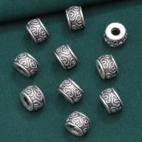 925 Sterling Silver Beads Antique finish DIY original color 10 x about 7 mm thick Sold By PC
