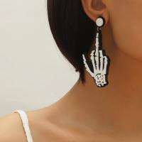 New Hot Halloween Jewelry and Decor Acrylic Hand fashion jewelry white and black Sold By Bag