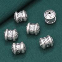 Perlas de espaciador, plata de ley 925, Bricolaje, color original, 11x13mm, Vendido por UD