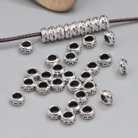 Spacer Beads Jóias, 925 prata esterlina, DIY, cor original, 5mm, vendido por PC
