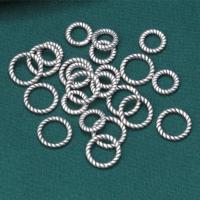 Srebrny pierścień dystansowy 925, Srebro 925, Powlekane, DIY & różnej wielkości do wyboru, oryginalny kolor, sprzedane przez PC