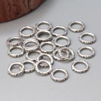 925 Sterling Silver Skoči Prsten, možete DIY & različite veličine za izbor, izvorna boja, Prodano By PC