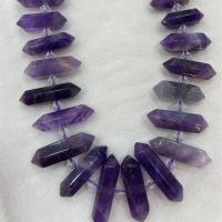 Natural Amethyst Beads Conical DIY purple Sold Per Approx 38 cm Strand