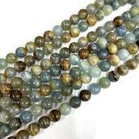 Gemstone Smycken Pärlor, Rund, polerad, DIY & olika storlek för val, Såld Per Ca 38 cm Strand