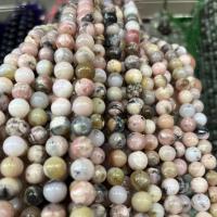 Perles opales de mer, opale rose, Rond, poli, DIY & normes différentes pour le choix, Vendu par Environ 38 cm brin