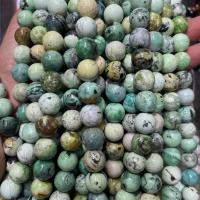 Gemstone Smycken Pärlor, apatiter, Rund, polerad, DIY & olika storlek för val, Såld Per Ca 38 cm Strand