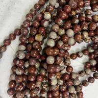 Picture jaspis perler, Picture Jasper, Runde, poleret, du kan DIY & forskellig størrelse for valg, Solgt Per Ca. 38 cm Strand