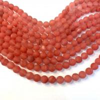 Natural Quartz Jewelry Beads Cherry Quartz Round polished DIY Sold Per Approx 38 cm Strand