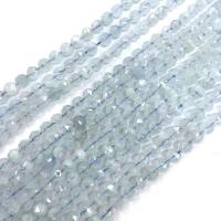 Gemstone Jewelry Beads Aquamarine Round polished DIY & faceted 8mm Approx Sold Per Approx 38 cm Strand