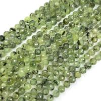Perles bijoux en pierres gemmes, Prehnite nature, Rond, poli, DIY, 10mm, 38PC/brin, Vendu par Environ 38 cm brin
