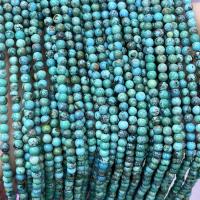 Χάντρες Turquoise, Φυσικό Τυρκουάζ, Γύρος, DIY & διαφορετικό μέγεθος για την επιλογή, μικτά χρώματα, Sold Per Περίπου 38 cm Strand