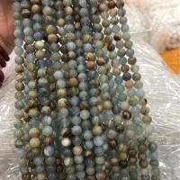 Gemstone Smycken Pärlor, Rund, DIY, blandade färger, 6mm, Såld Per Ca 38 cm Strand