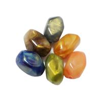 Akryl smykker perler, sprøjtestøbning, du kan DIY, flere farver til valg, 16x27mm, Hole:Ca. 3mm, Ca. 50pc'er/Bag, Solgt af Bag
