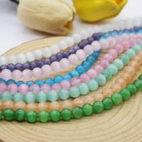 Cats Eye Jewelry Beads Round DIY Sold By Strand