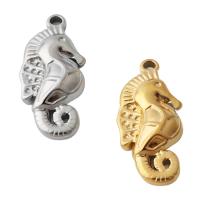 Stainless Steel Animal Pendants 304 Stainless Steel Seahorse plated DIY Approx 2.5mm Sold By PC