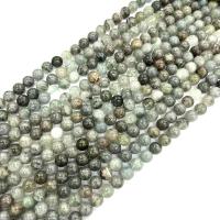 Quartz naturel bijoux perles, quartz fantôme, Rond, poli, DIY & normes différentes pour le choix, grade B, Vendu par Environ 38 cm brin