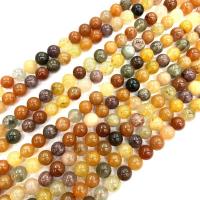 Gemstone smykker perler, Fukurokuju, Runde, poleret, du kan DIY & forskellig størrelse for valg, Solgt Per Ca. 38 cm Strand