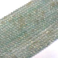 Perle agate verte naturelle, Rond, poli, DIY & normes différentes pour le choix, Vendu par Environ 38 cm brin