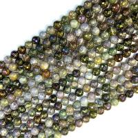 Agat pärlor, Multicolour Agate, Rund, polerad, DIY & olika storlek för val, Såld Per Ca 38 cm Strand