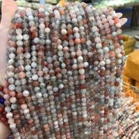 Gemstone Smycken Pärlor, Rund, DIY & olika storlek för val, blandade färger, Såld Per Ca 38 cm Strand