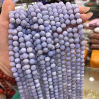 Φυσικά Χάντρες Purple Agate, Γύρος, DIY & διαφορετικό μέγεθος για την επιλογή, μωβ, Sold Per Περίπου 38 cm Strand