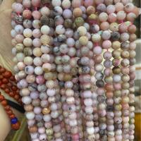 Perles opales de mer, opale rose, Rond, DIY & normes différentes pour le choix, couleurs mélangées, Vendu par Environ 38 cm brin
