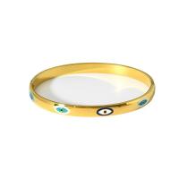 Stainless Steel Bangle 304 Stainless Steel 18K gold plated fashion jewelry & for woman Inner Approx 61mm Sold By PC
